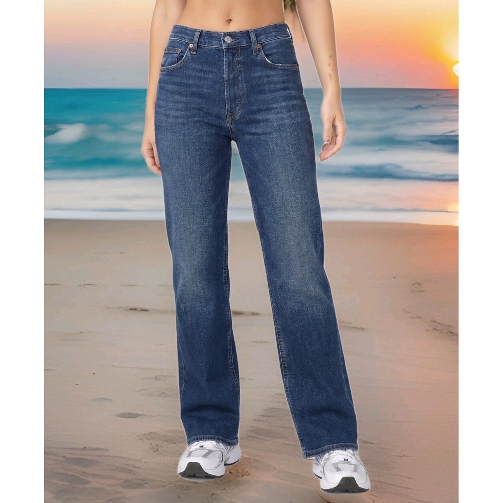 πCitizens of Humanity Jeans Womens 28 JOLENE Premiumβ Vintage Button Fly Slim